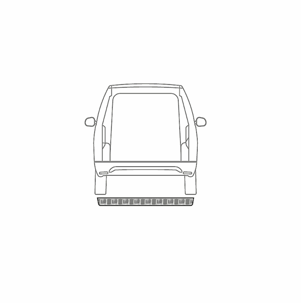Copriparaurti in acciaio inox