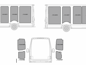 Kit rivestimenti vano di carico in alluminio liscio forato