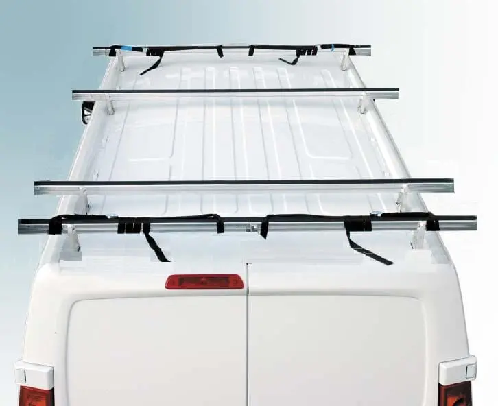 Kit traverse in alluminio +gomma Toyota Proace Max Passo 4035 LONG. TOT. 5998 TETTO H2 (MEDIO)
