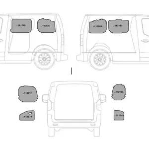 Rivestimento per furgoni in alluminio liscio per per Fiat Ducato