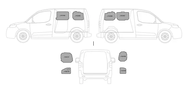 Rivestimento per furgoni in alluminio liscio per per Fiat Ducato