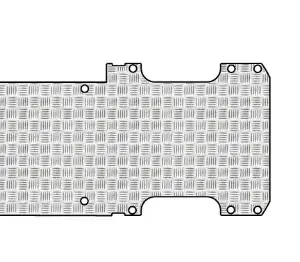 Pianale in alluminio mandorlato Pianale alluminio mandorlato Mercedes Sprinter Pavimento antiscivolo alluminio per Sprinter Pianale rinforzato in alluminio Mercedes Sprinter Allestimento pianale alluminio per Mercedes Sprinter